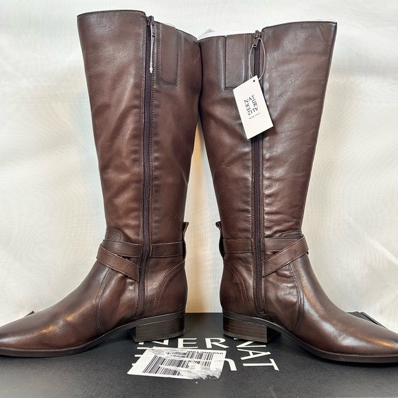 NIB Naturalizer Women's Rena 2 Wide Calf Knee High Block Heel Riding Boots Sz 7M - Picture 6 of 14